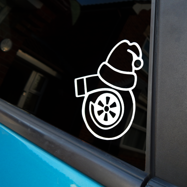 Christmas Hat Turbo Sticker (LIMITED) - Image 2