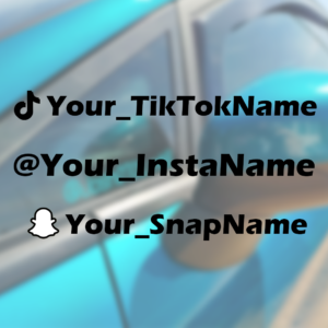 Custom Social Media Tags (X2)