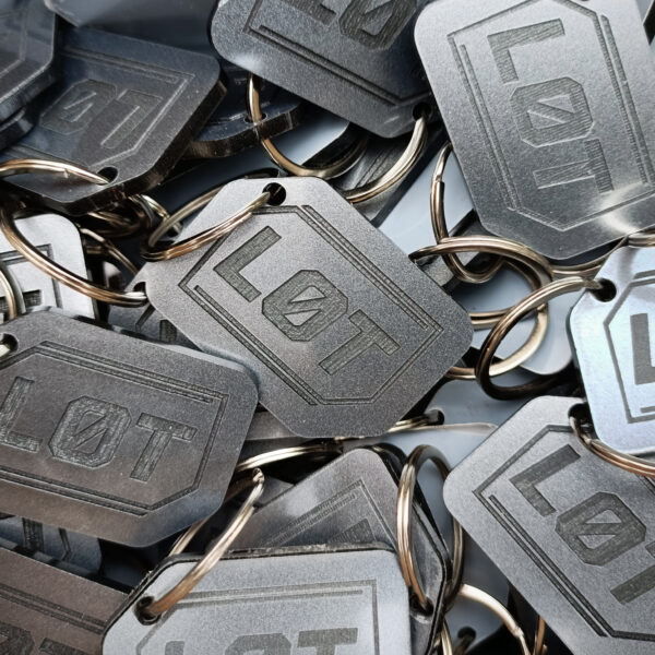 Engraved Logo Keyring - Image 3